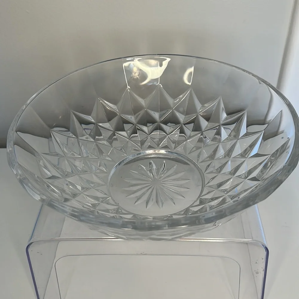 Val St. Lambert vintage crystal bowl